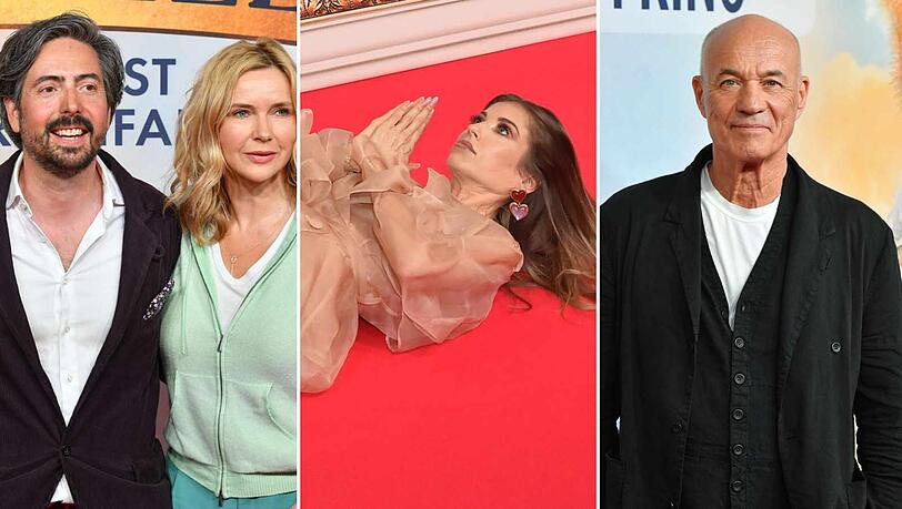 Die Promis feiern die Premiere von "Ein M&uuml;nchner im Himmel" - und Cathy Hummels sorgt f&uuml;r Irritation auf dem roten Teppich.