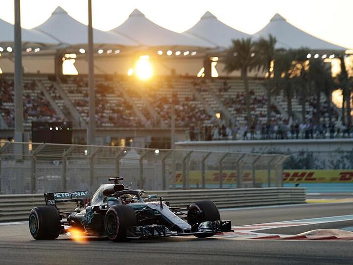 Weltmeister Lewis Hamilton geht von der Pole-Position in das abschließende Rennen in Abu Dhabi.