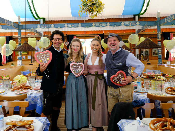 Boris Entrup, Eleonora und Luise Berger sowie Oliver Rauh