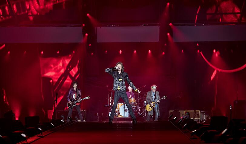 Rockten München: Mick Jagger und die Rolling Stones.