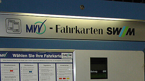 Fahrkarten-Automat in München