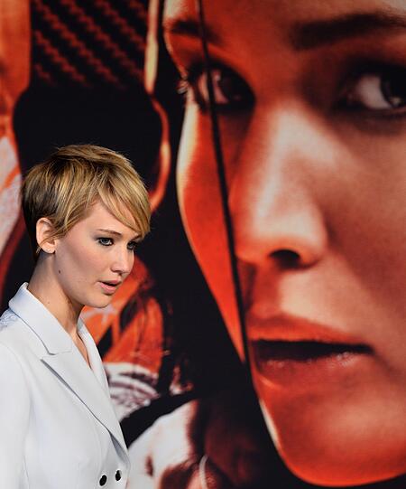Jennifer Lawrence, die im vergangenen Februar für den Film "Silver Linings" den Oscar gewonnen hat.