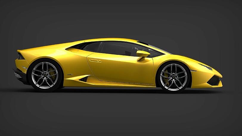 Fast wie ein expressionistisches Kunstwerk: Der neue Lamborghini Huracán LP 610-4. mit 610 PS