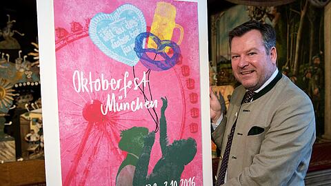 Das offizielle Plakatmotiv wird auch den Wiesn-Maßkrug zieren.