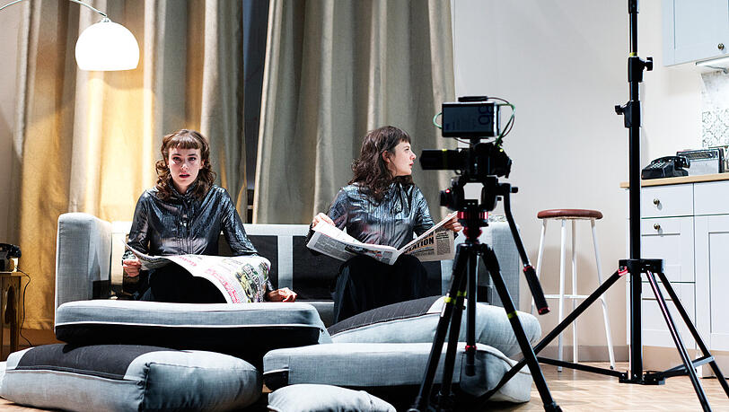 "Die verlorene Ehre der Katharina Blum" im Volkstheater. "Die verlorene Ehre der Katharina Blum" im Volkstheater.