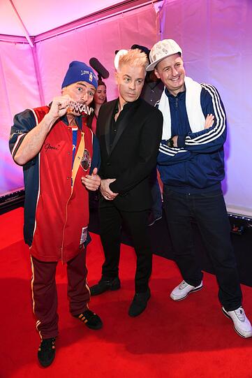 Erkan und Stefan mit Michael Mittermeier