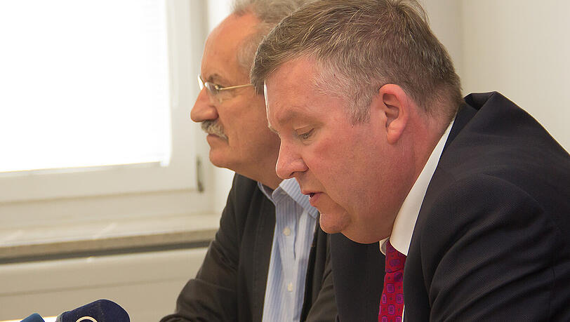 Christian Ude (l.) und Volkmar Halbleib (beide SPD). Christian Ude (l.) und Volkmar Halbleib (beide SPD).