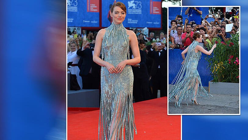 Strahlend schön: Schauspielerin Emma Stone. Strahlend schön: Schauspielerin Emma Stone.