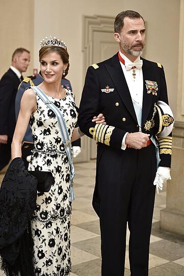 Königin Letizia und König Felipe von Spanien
