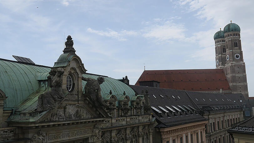 Der Ausblick von der kleinen Terrasse.