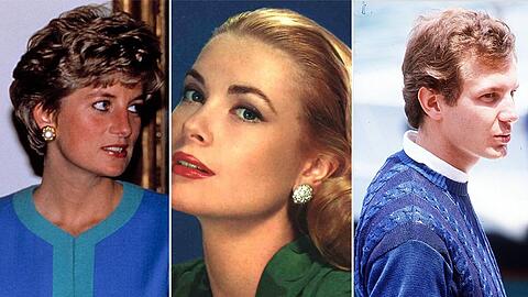 Prinzessin Diana (l.), Fürstin Gracia Patricia und Stefano Casiraghi - sie alle starben viel zu früh.