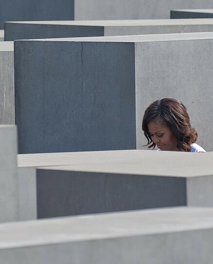 Michelle Obama und ihre Töchter unterwegs in Berlin. Die Bilder.