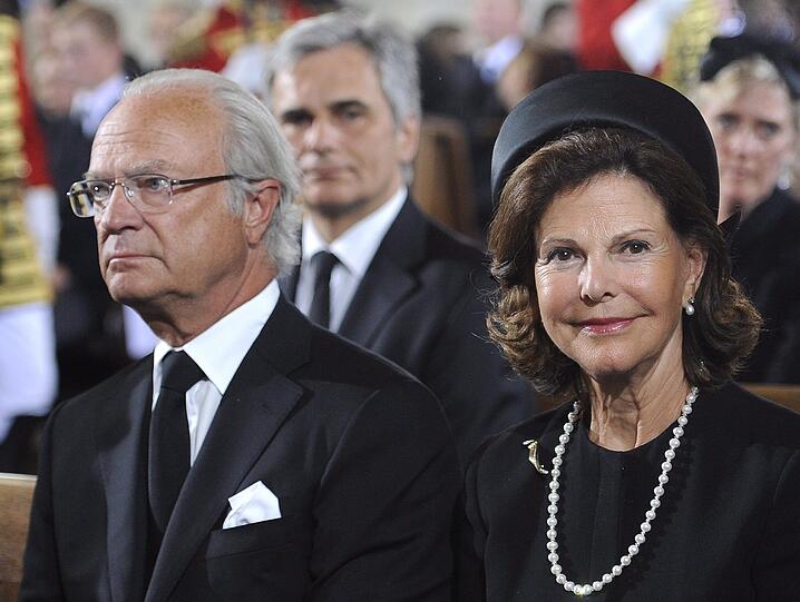 König Karl XVI Gustav and Königin Silvia von Schweden.