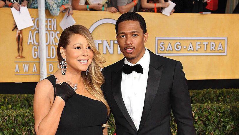 Im Januar 2014 zeigten sich Mariah Carey und Nick Cannon noch als glückliches Ehepaar auf dem roten Teppich Im Januar 2014 zeigten sich Mariah Carey und Nick Cannon noch als glückliches Ehepaar auf dem roten Teppich