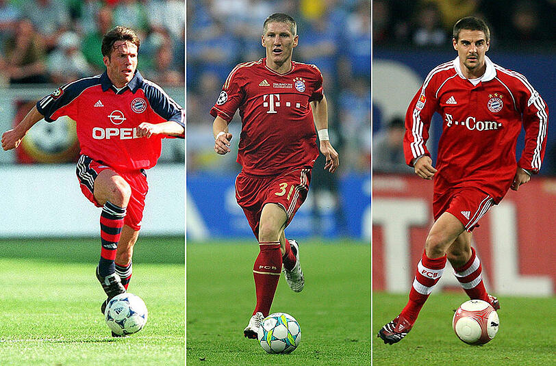 Unter Carlo Ancelotti im neuen Trikot zum nächsten Titel? Wir zeigen Ihnen schöne und scheußliche Leiberl des FC Bayern aus den letzten 20 Jahren...
