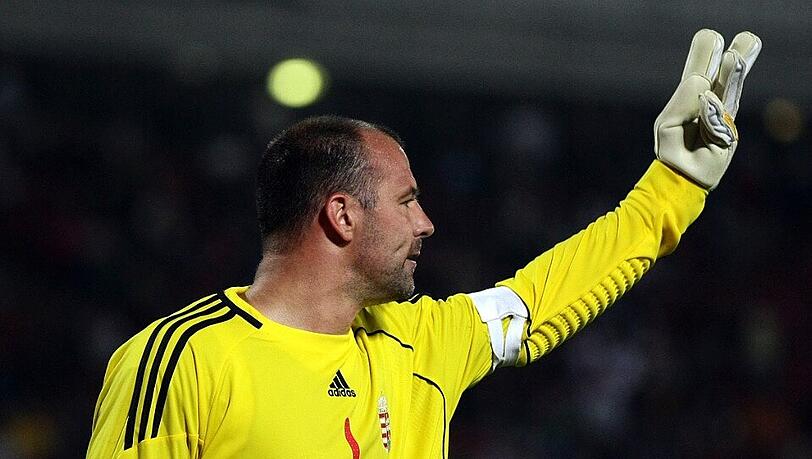 Löwen-Torwart Gabor Kiraly im Ungarn-Dress Löwen-Torwart Gabor Kiraly im Ungarn-Dress