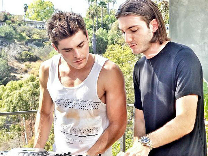 DJ Alesso gibt Zac Efron Nachhilfe im Mixen