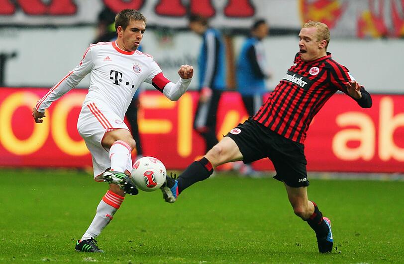 Philipp Lahm und Franfurts U21-Nationalspieler Sebastian Rode
