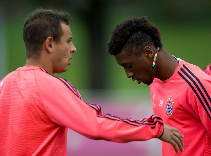 Am Dienstag geht's für die Bayern in der Champions League gegen Zagreb: Die Bilder vom Abschlusstraining!