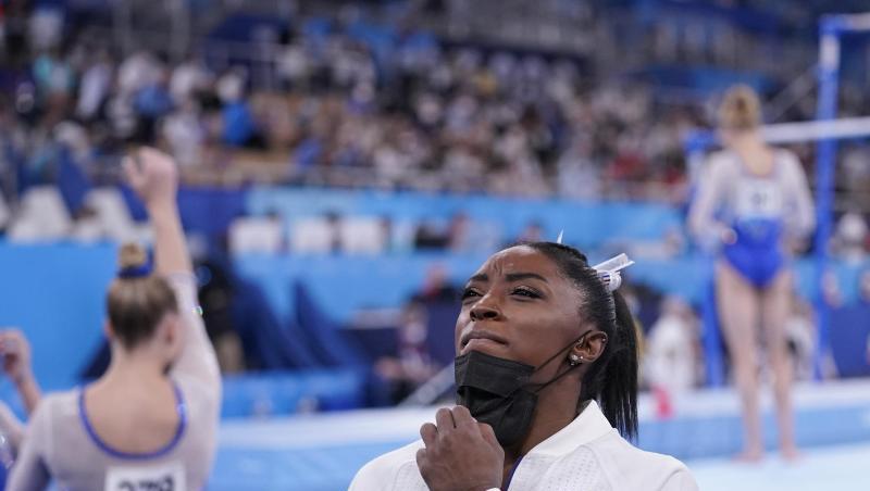Simone Biles musste den Wettkampf vorzeitig abbrechen.