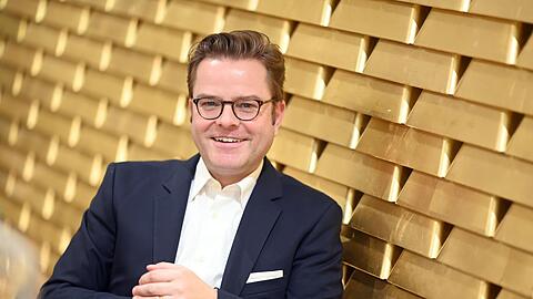 York Tetzlaff von der Fachvereinigung Edelmetalle erkl&auml;rt, welche Faktoren den Goldpreis beeinflussen. (Archivbild)