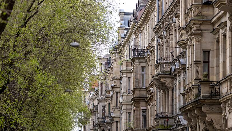 Die Hornschuchpromenade in F&uuml;rth - der laut IVD S&uuml;d f&uuml;r Wohnungsinteressenten g&uuml;nstigsten gro&szlig;en Stadt in Bayern. (Archiv)