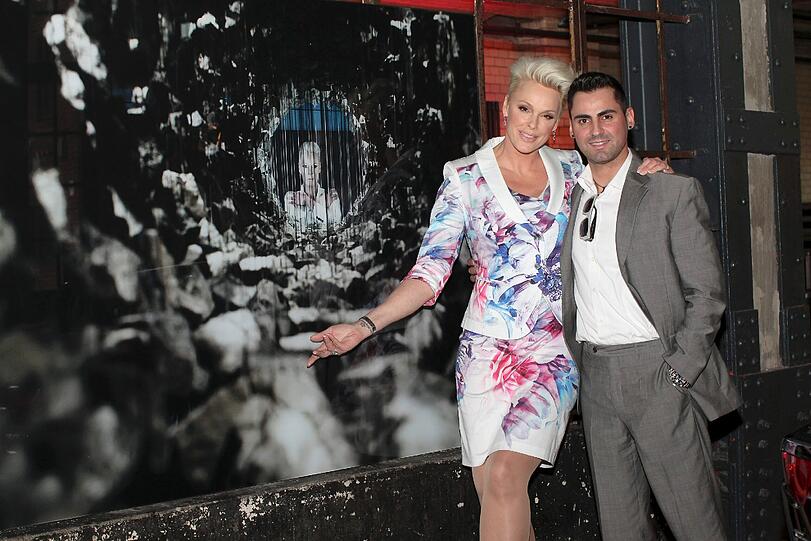 Brigitte Nielsen und Ehemann Mattia