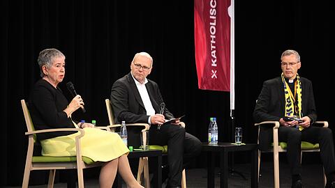 Auf dem Katholikentag wurde auch &uuml;ber den Synodalen Weg diskutiert.