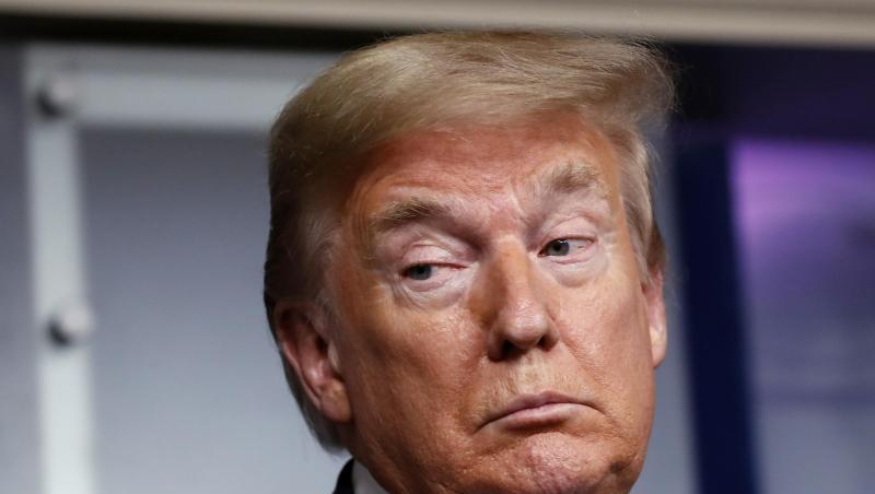 Donald Trump bei einer Pressekonferenz im Weißen Haus. Donald Trump bei einer Pressekonferenz im Weißen Haus.