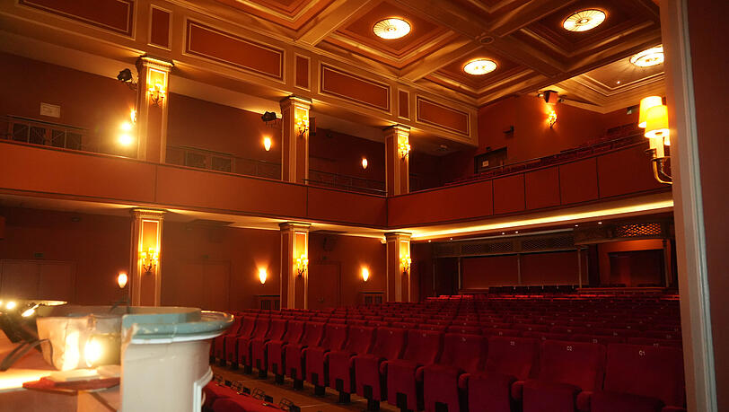 Der Kinosaal ist derzeit nicht &ouml;ffentlich zug&auml;nglich.  Foto: Daniel von Loeper