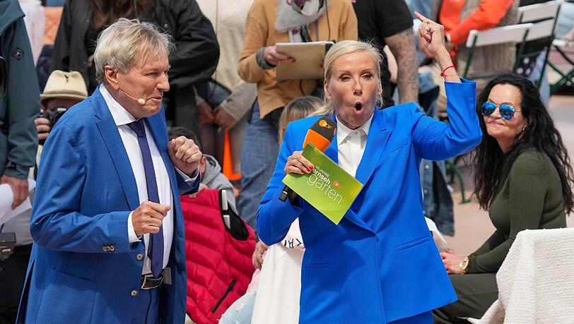 Bernhard Brink war am vergangenen Sonntag bei Andrea Kiewels "ZDF-Fernsehgarten" zu Gast.