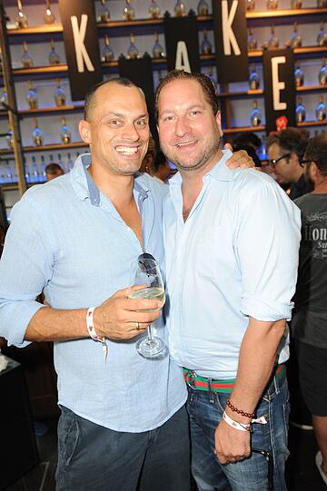 Martin Seiz (Leos Sportsclub) und Constantin Graf von Preysing