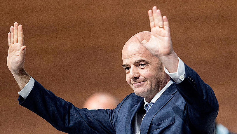 Neuer FIFA-Präsident: Der Schweizer Gianni Infantino. Neuer FIFA-Präsident: Der Schweizer Gianni Infantino.