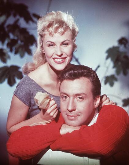 Geliebter Duett-Partner: Bibi Johns und Peter Alexander (&dagger; 2011), hier 1957, mochten sich gern.
