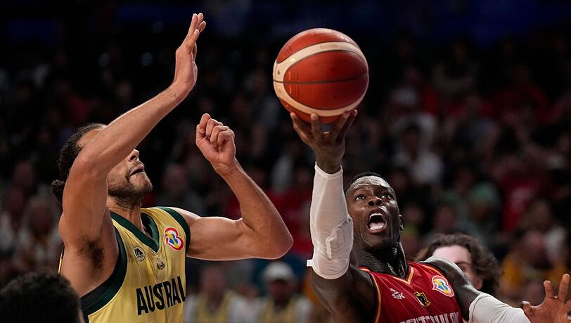 Dennis Schröder (r) führte Deutschland zum Sieg.