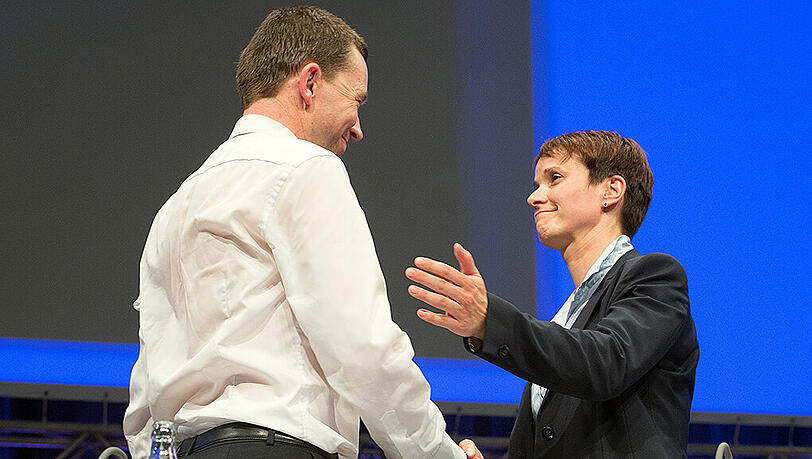 Lucke gegen Petry: Der Machtkampf in der AfD ist entschieden - und der Parteigründer hat ihn verloren. Lucke gegen Petry: Der Machtkampf in der AfD ist entschieden - und der Parteigründer hat ihn verloren.
