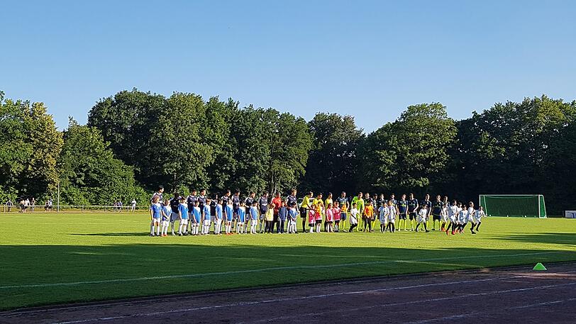 Der TSV 1860 im Testspiel gegen den BSC Sendling am Mittwoch.