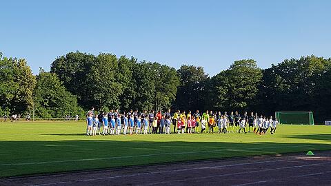 Der TSV 1860 im Testspiel gegen den BSC Sendling am Mittwoch.