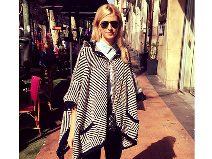Lena Gercke unterwegs in Madrid