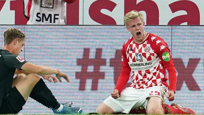 Schoss unter den Augen von Bundestrainer Hansi Flick zwei Tore: Jonathan Burkardt.