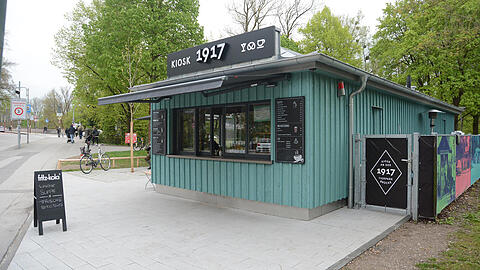 Neuer Mittelpunkt im Viertel: Der Kiosk 1917.