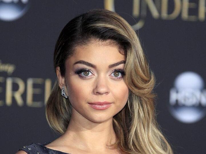 US-Schauspielerin Sarah Hyland bei der Premiere des Films "Cinderella" in Hollywood.