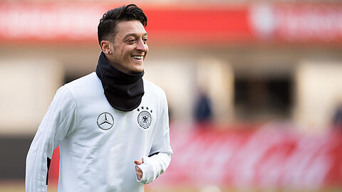 Mesut Özil im DFB-Training.