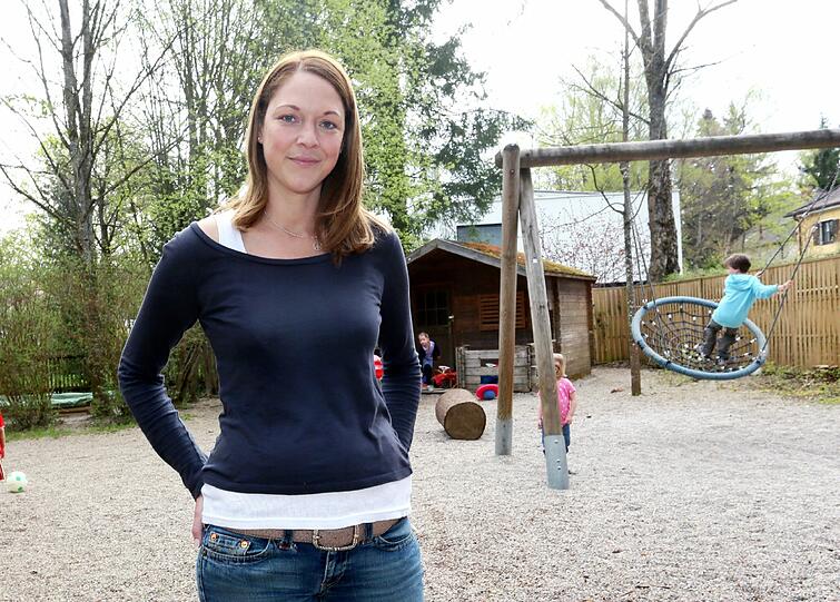 Alle Hände voll zu tun mit der Sepa-Umstellung: Katrin Fromm von der Kita Hänsel und Gretel.