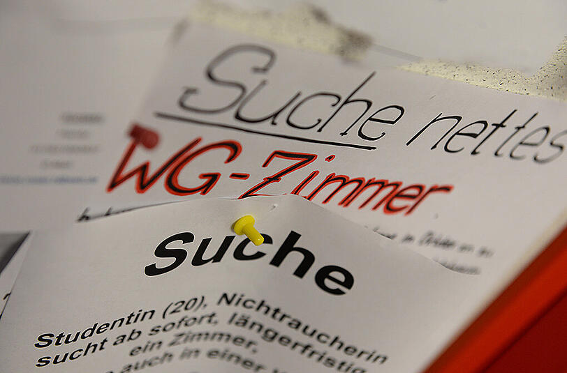 Studenten auf Wohnungssuche (Archivbild).
