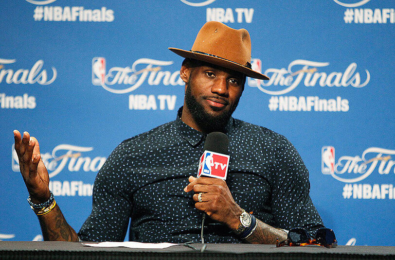Glanzvolle Karriere: NBA-Star LeBron James in Bildern.