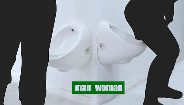 "We-P": Konzept für ein Unisex-Urinal, das von Frauen und Männern benutzt werden kann.