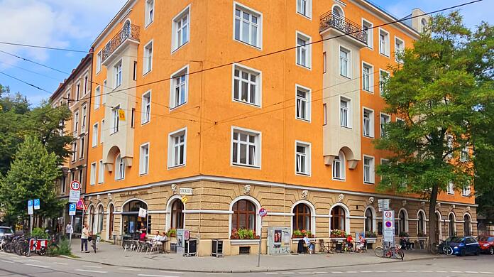 Das Haus am Bordeauxplatz wurde im Zweiten Weltkrieg beschädigt. Aber das Erdgeschoss blieb weitestgehend unbeschadet.