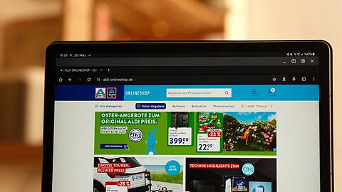Der Aldi-Onlineshop wurde 2021 gegründet.