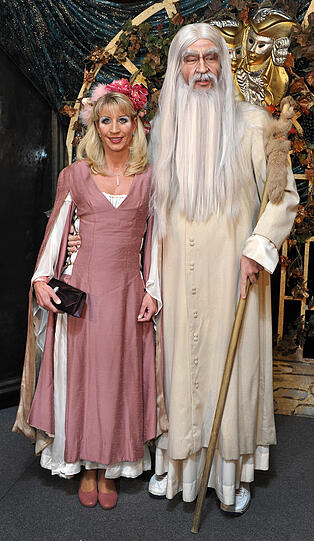 "Fastnacht in Franken" 2010: Markus und Karin Söder als Charaktere aus "Der Herr der Ringe".
